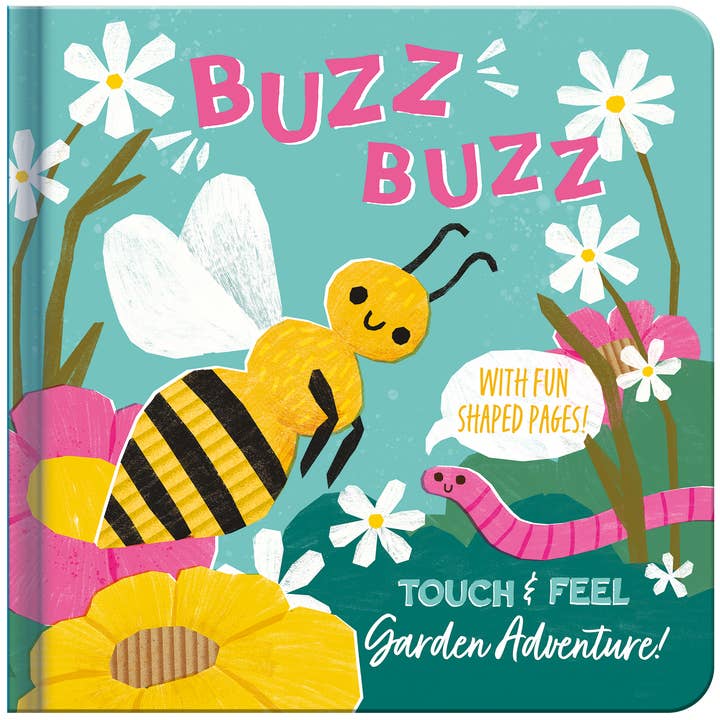 Robert Frederick Ltd - Wholesale Pre-school book (3–5) - Buzz Buzz Garden Adventure – Children’s Touch & Feel Book