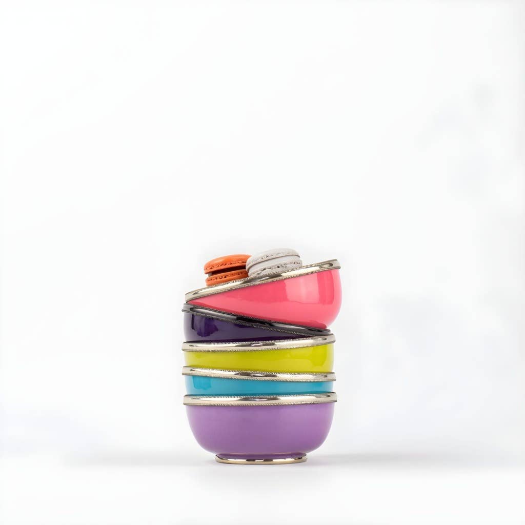 High crafty - Wholesale Decorative Plate/Dish/Bowl - ✨ Ceramic Bowls with Berber Silver Trim - Gift & decoration6