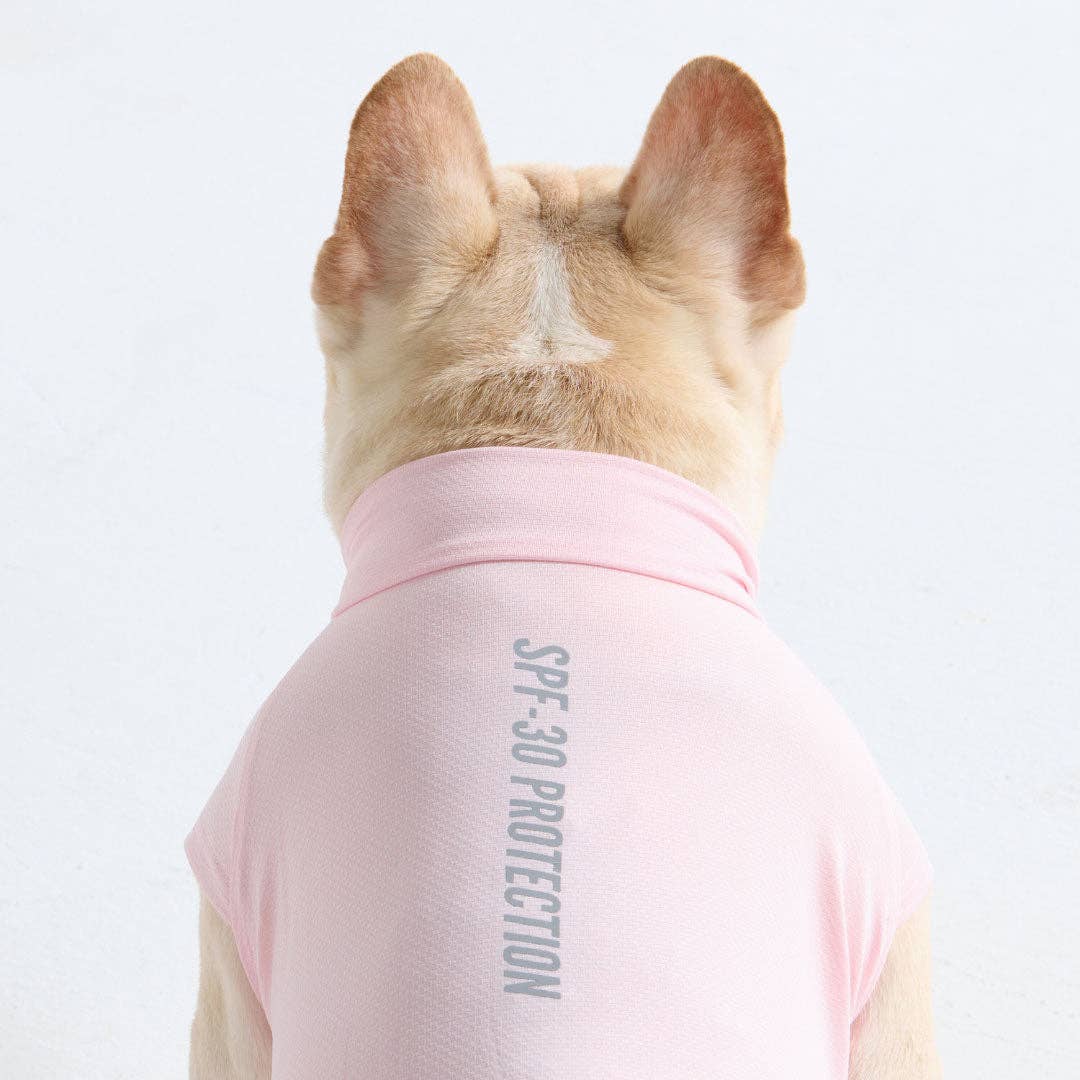 Spark Paws – wholesale Pet shirt – Dog – Sunblock Dog T-Shirt - Light Pink1