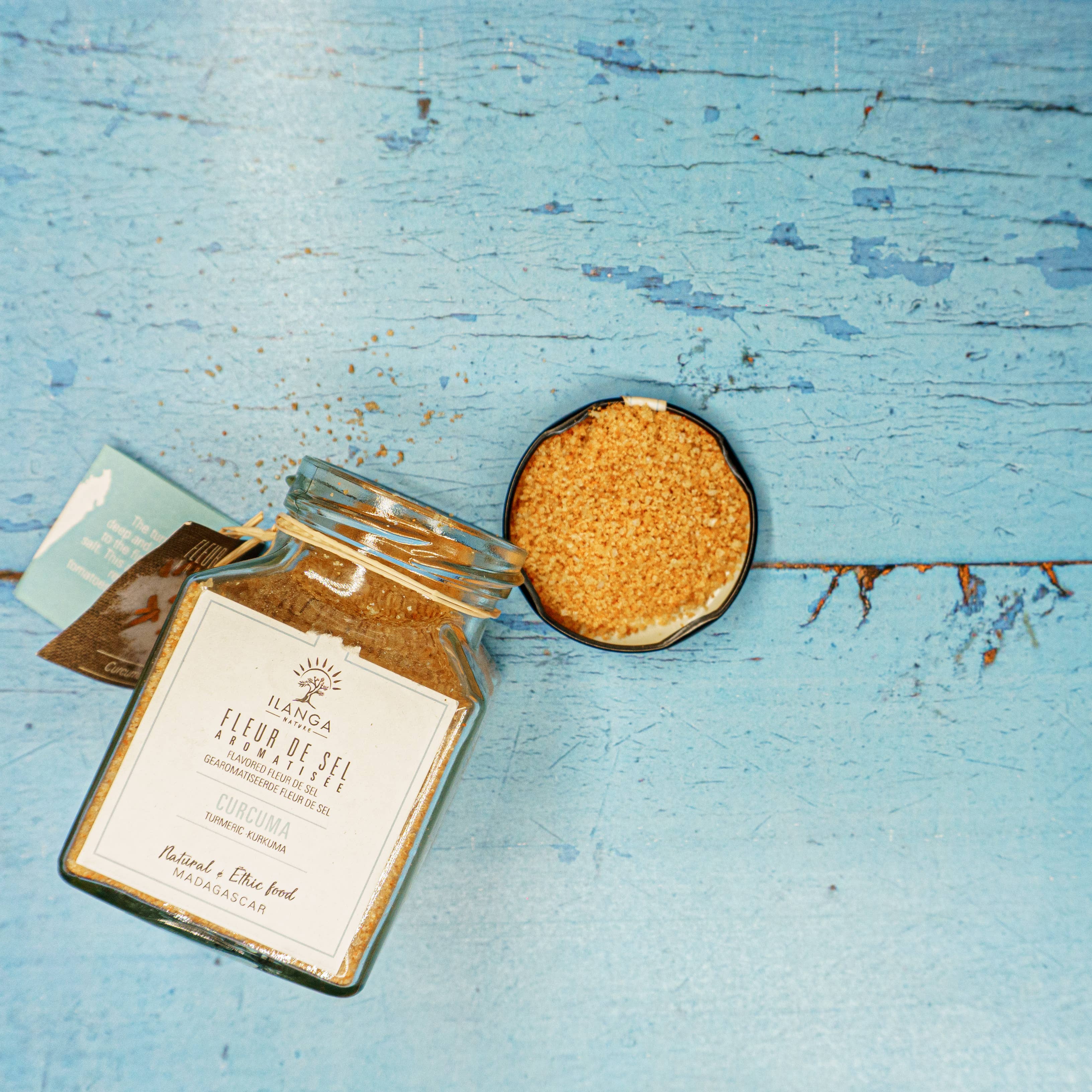 Ilanga Nature - Wholesale Salt - Turmeric Fleur de Sel 175g5