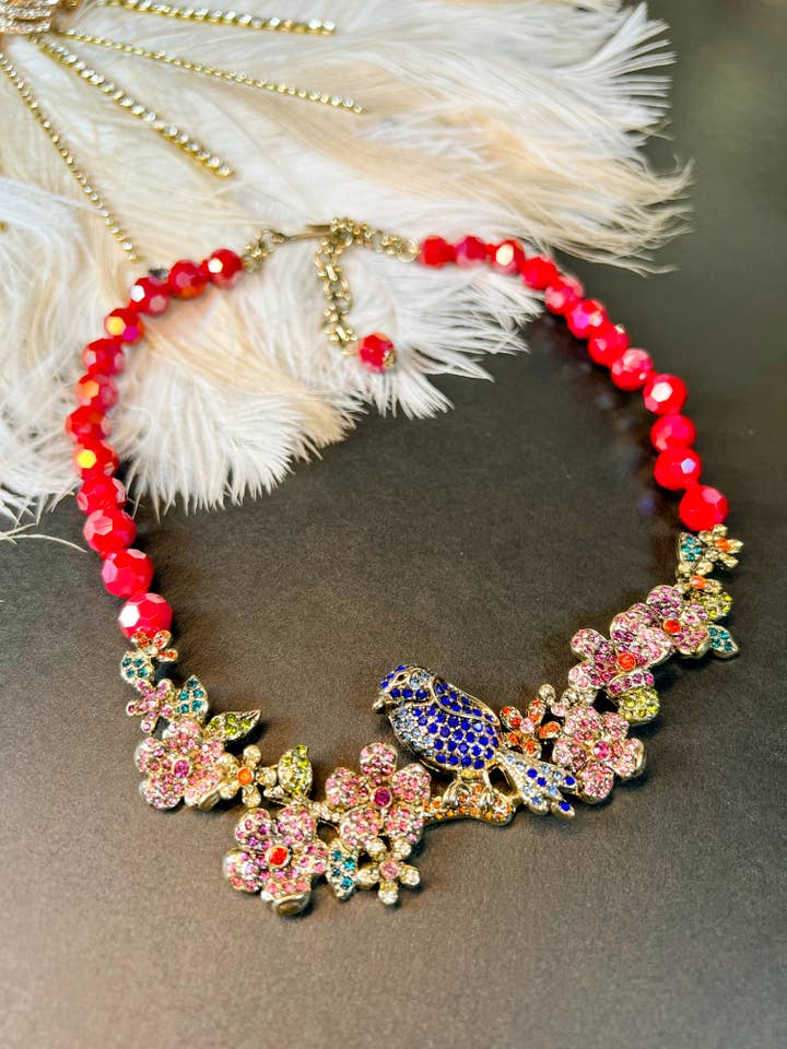 Hummingbird Necklace, Charm Necklace, Statement Necklace for wholesale by Happy Dream Gifts