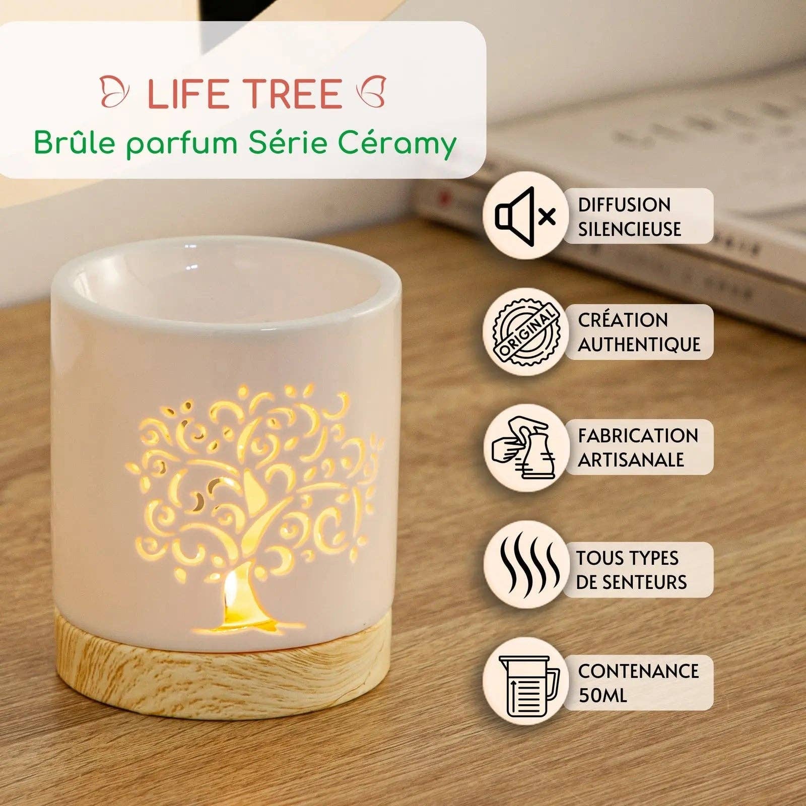 CocoBen's - Wholesale Wax Warmer - Fragrance burner - Life Tree1