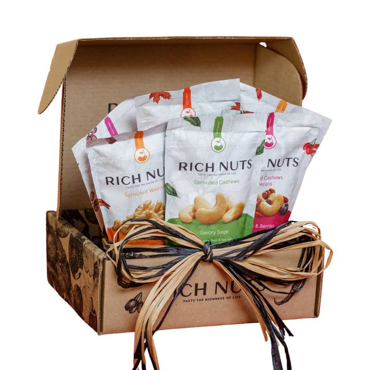 Reichhaltige Nüsse Geschenkbox für den Großhandel von Rich Nuts