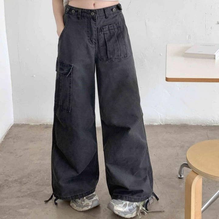 Pantaloni a Gamba Larga Lavabili e Comodi per la vendita all'ingrosso da parte di Plush Looks
