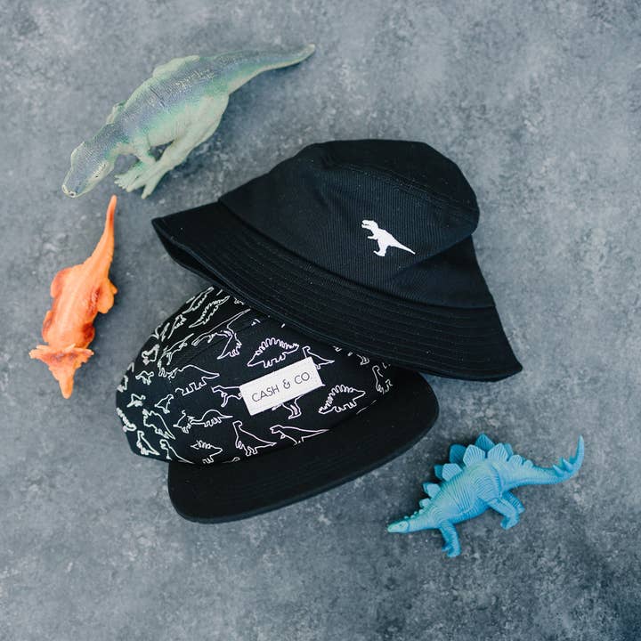 Cash & Co. - Wholesale Kids Hat - Kids - Black Dino