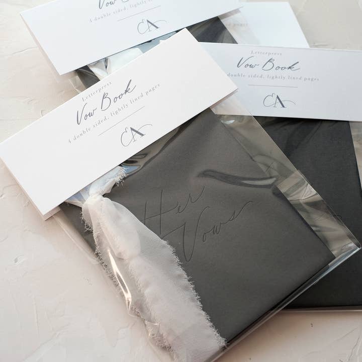 Emma Allen Design Studio - Wholesale Notebook - Letterpress Vow Books9