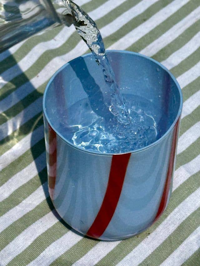 MÆGEN – Großhandel Trinkglas/Tasse – Atina Glasgeschirr – Blau und Rot2