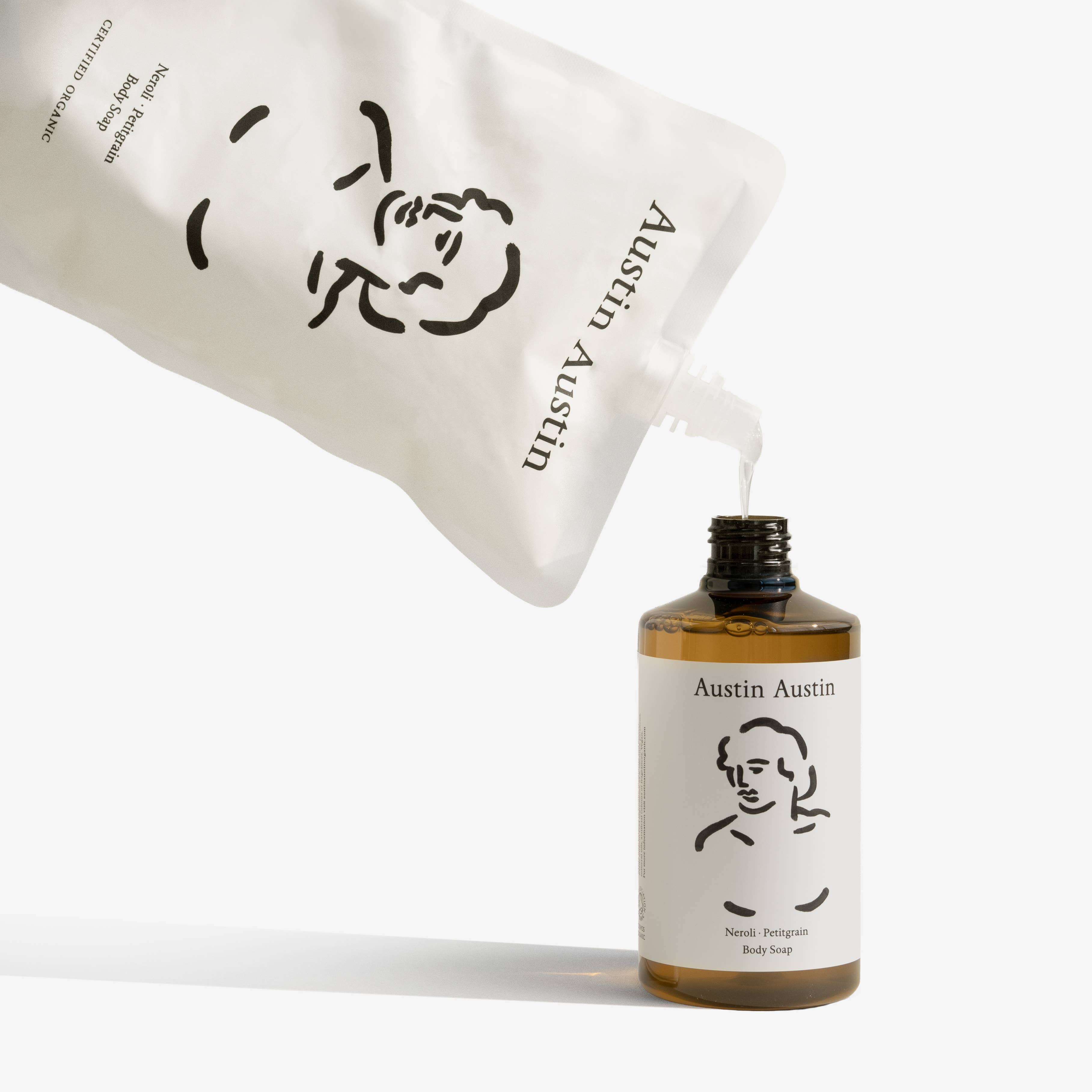 Austin Austin - Wholesale Body Wash/Shower Gel - Neroli & Petitgrain Body Soap Refill1