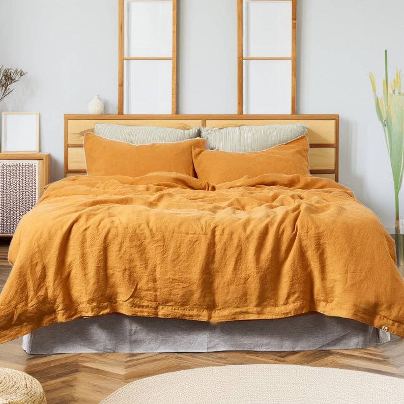 The Tangerine Store - Wholesale Sheet Set - Linen Cotton Sheet Sets10