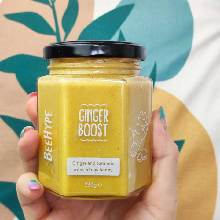 BeeHype – wholesale Honey – Ginger Boost Honey - Superfood blend with ginger & turmeric3