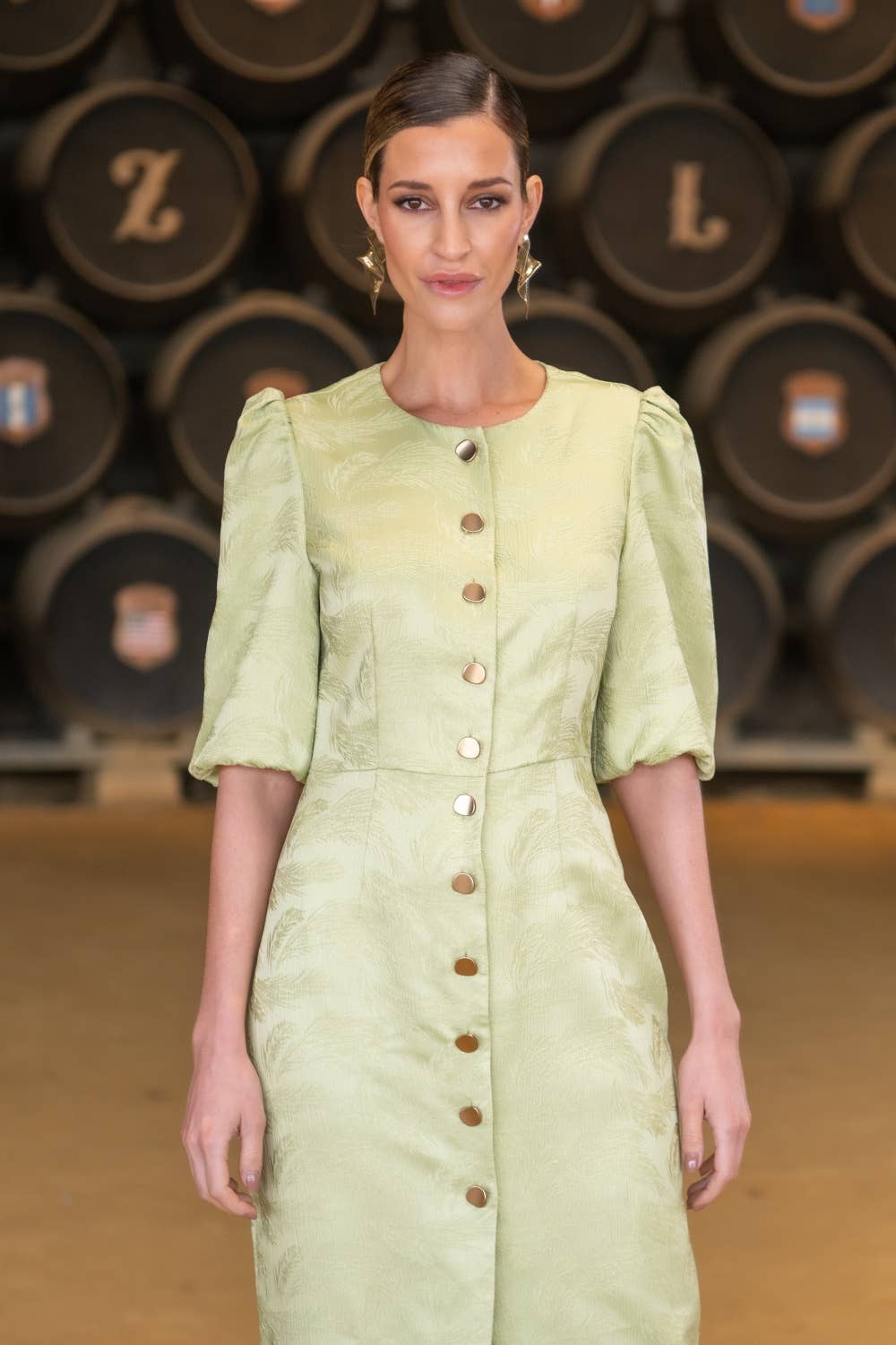 Frizzante Green Dress Káhyra for wholesale on Faire2