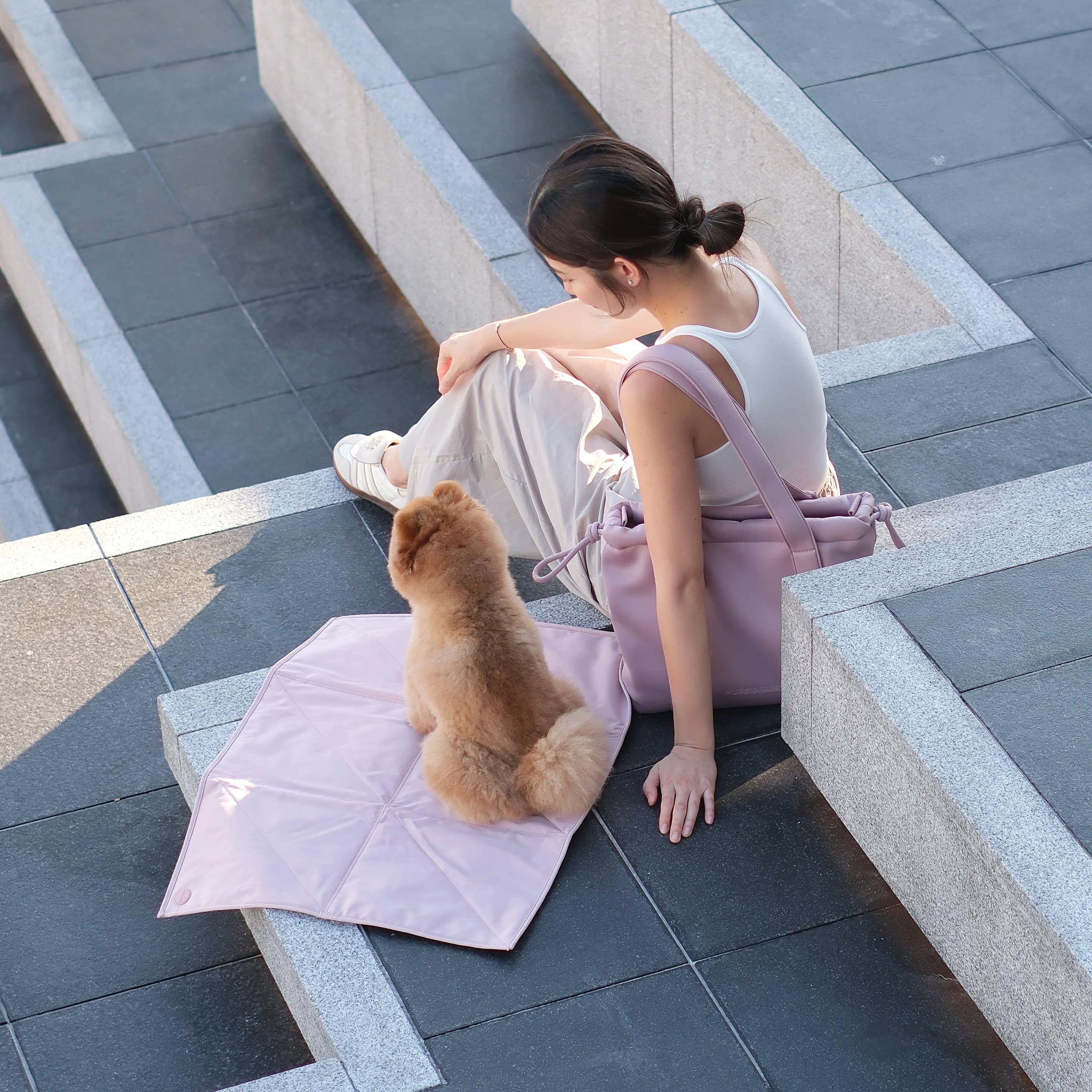 Pups & Bubs - Wholesale Pet Travel Bowl - Dog - Jouir Pet Travel Mat | Non-slip, Light-weight, Foldable5