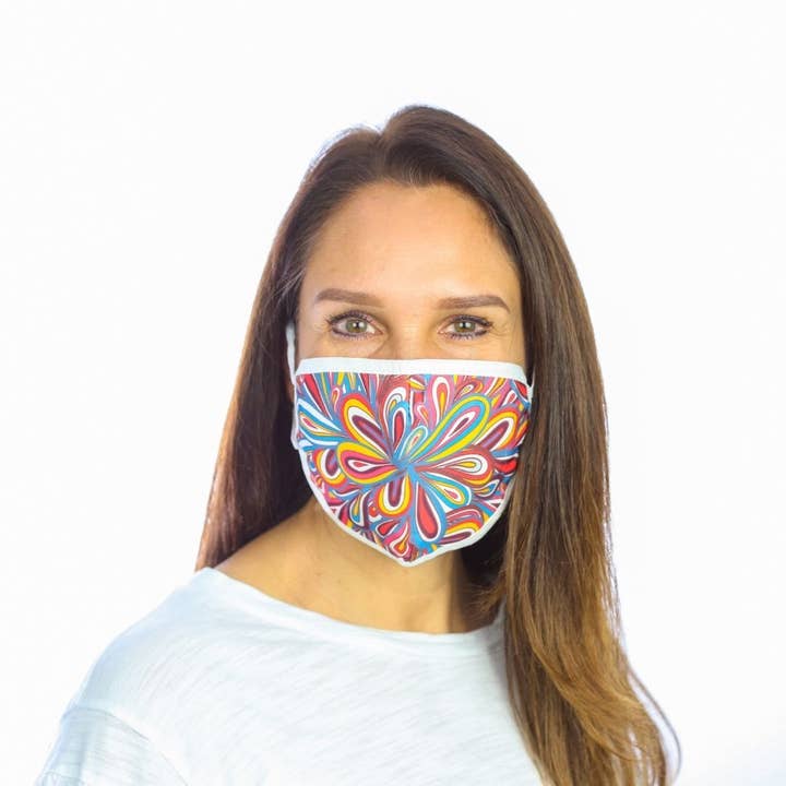 Burst gezichtsmasker met drievoudige laag bescherming - pak van 2 voor wholesale door Norms