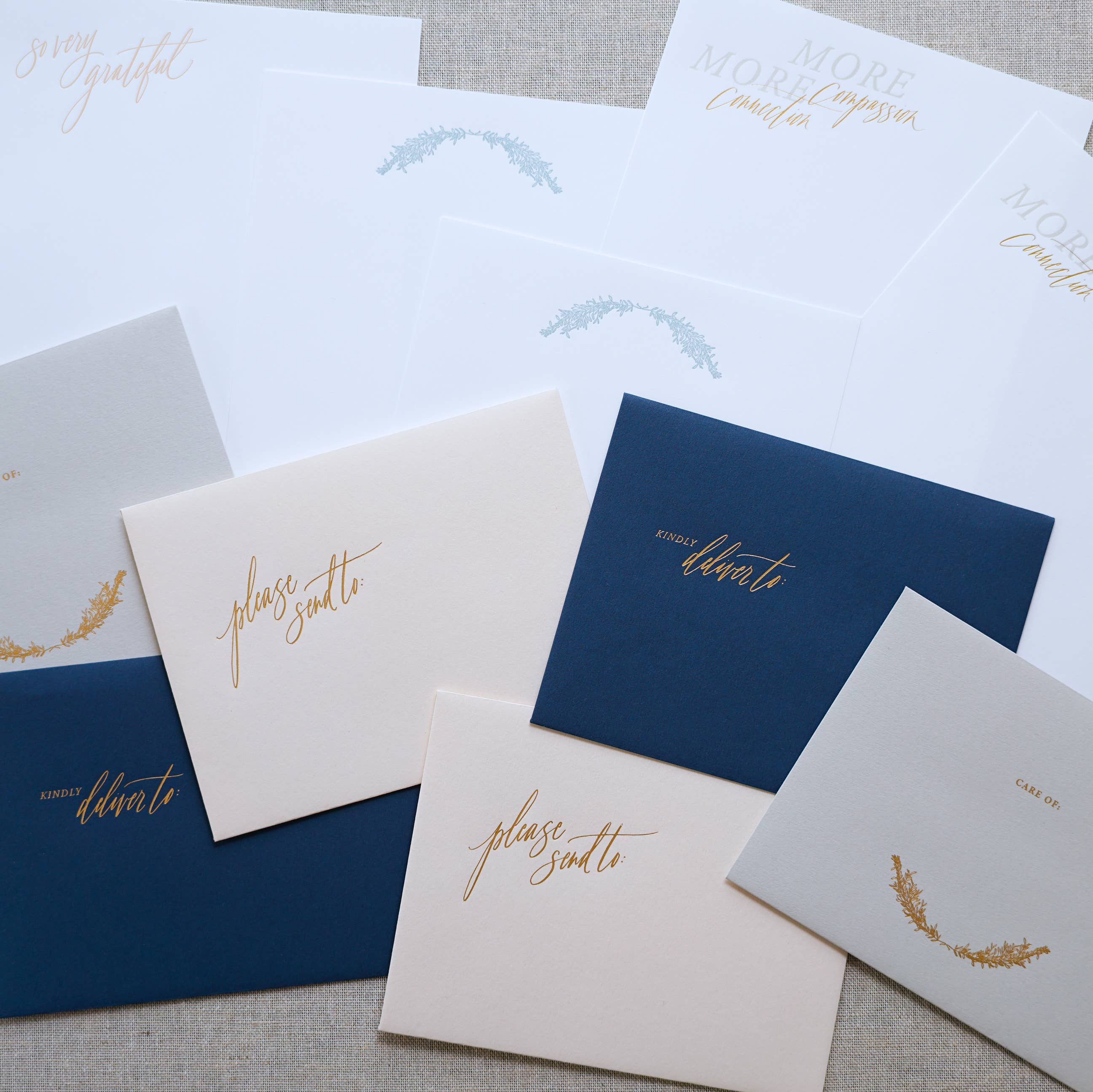 Little Well Paper Co. - Wholesale Stationery/Notecard Set - "So Very Grateful" Letter Writing Set3
