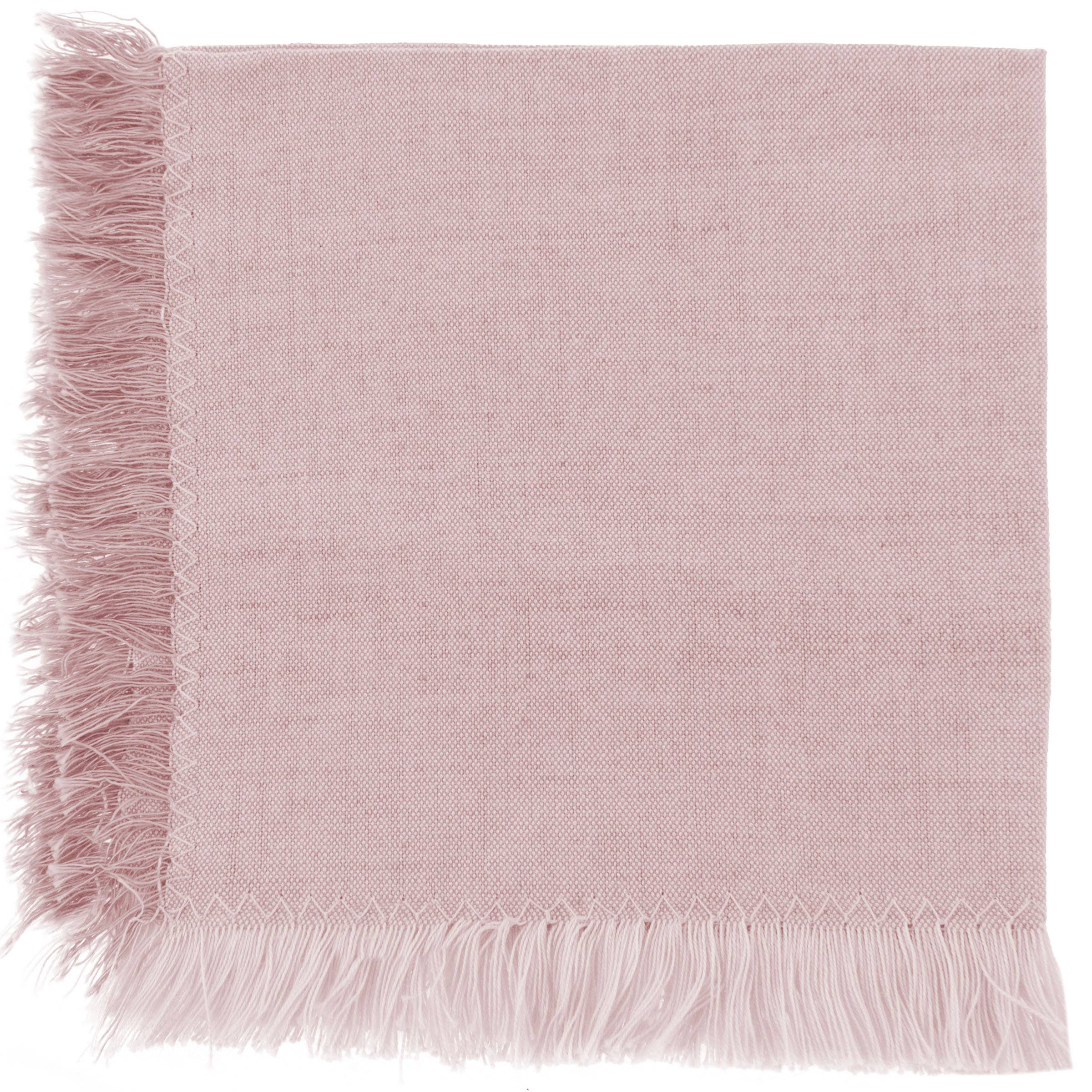 Karma – wholesale Dinner & cloth napkin – Fringed Cocktail Napkins1