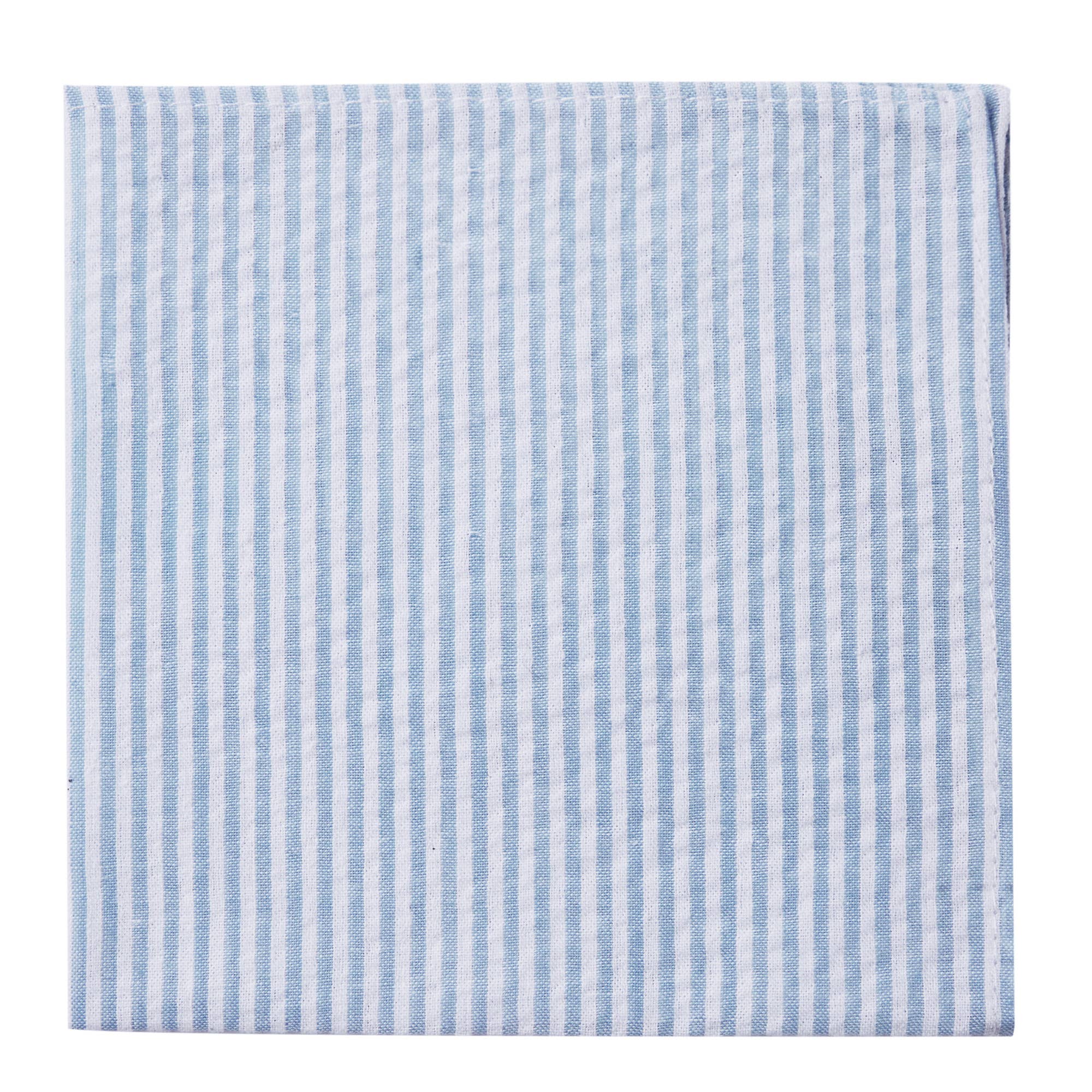 Jacob Alexander - Vente Mouchoir de poche – homme - Pochette rayée en seersucker pour homme2