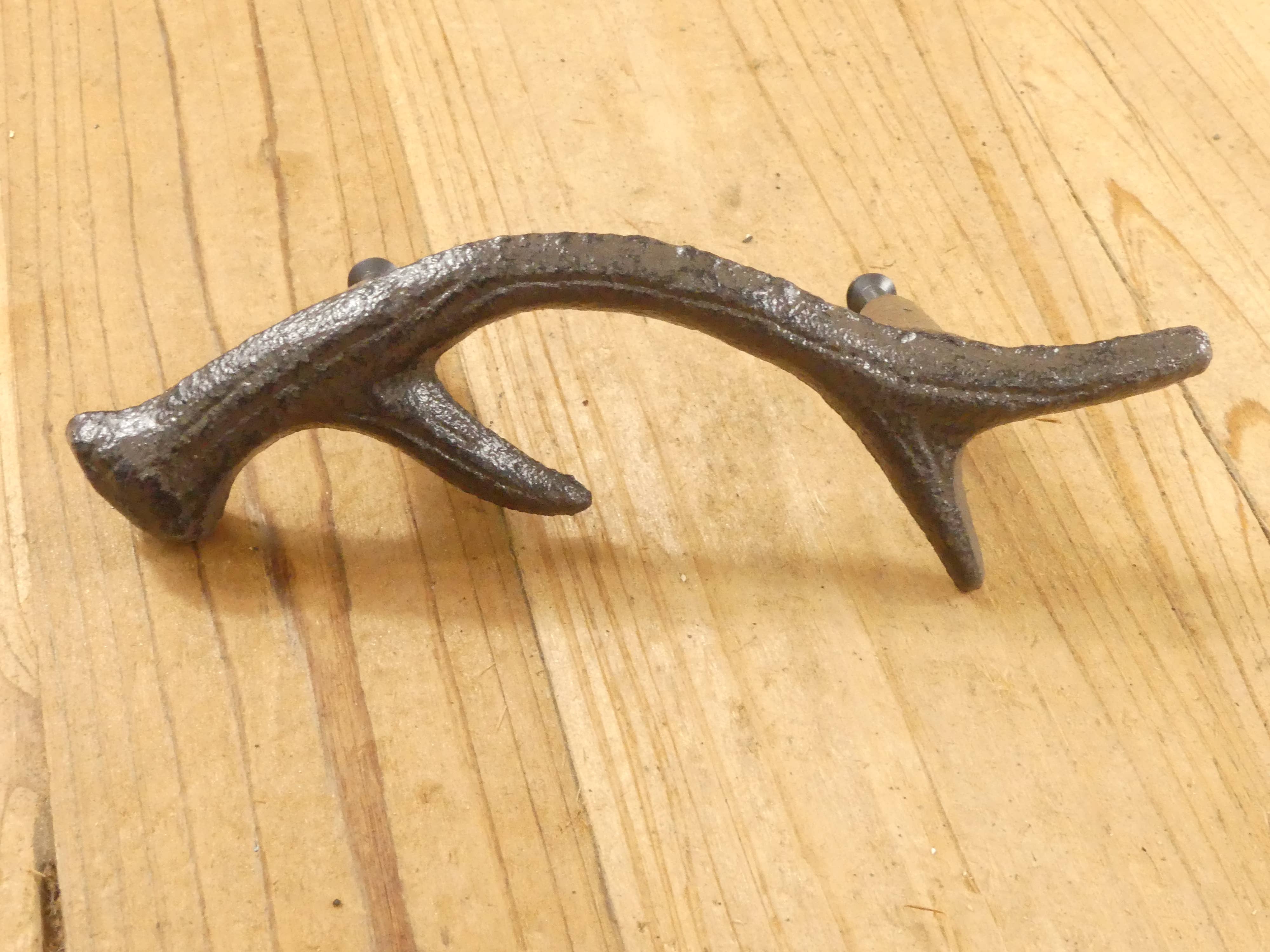 Midwest Craft House - Vente Poignée/bouton - TIROIR/POIGNÉE DE PORTE EN BOIS DE CERF2