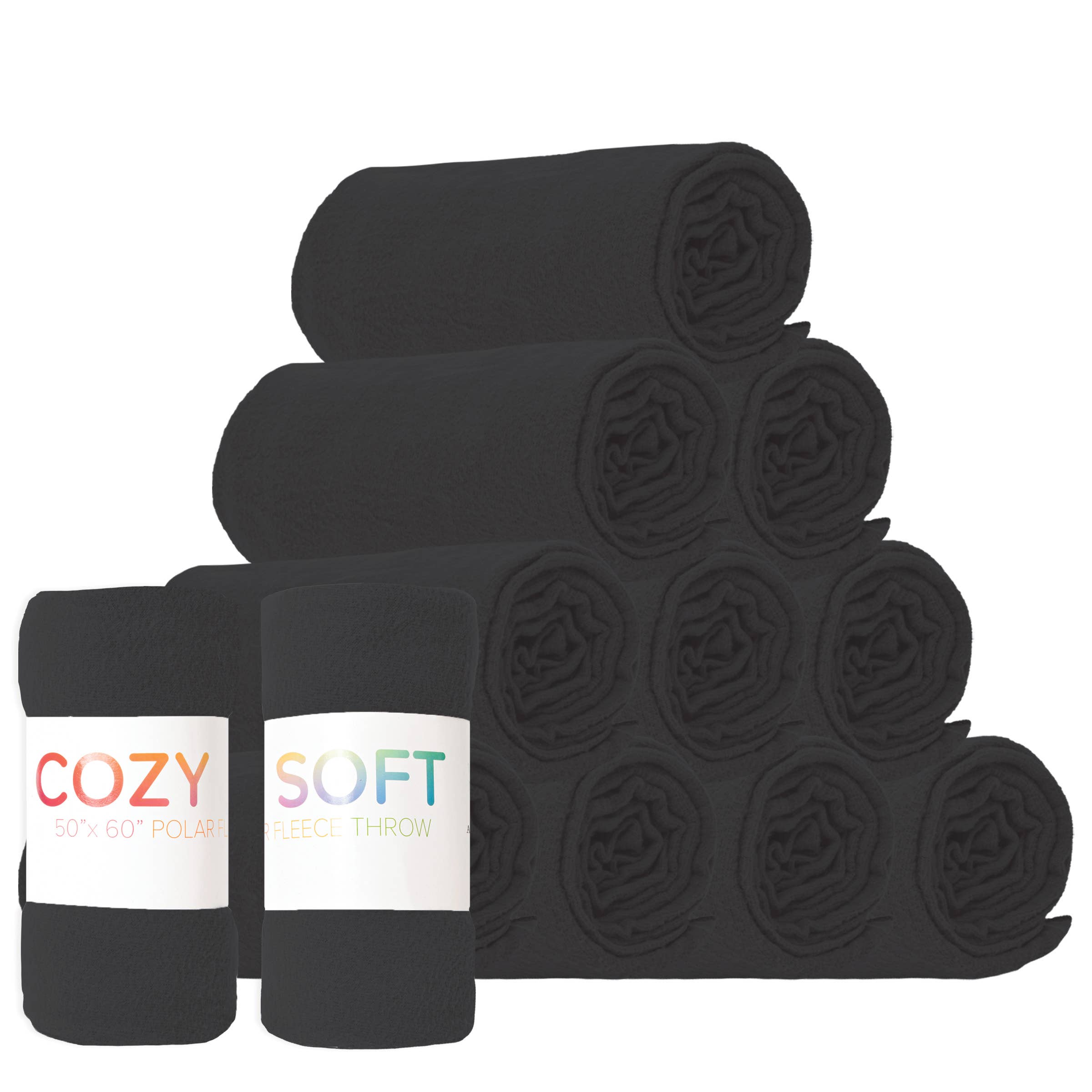 Arkwright Home - Wholesale Throw Blanket - Soft Fleece Throw Blankets, Color Options28