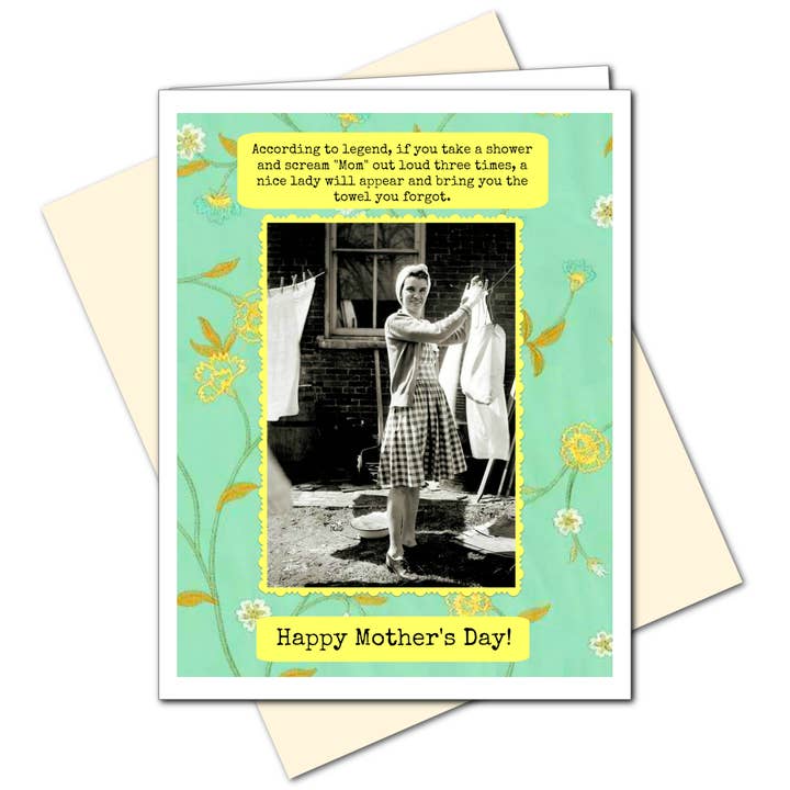 Ümlaut Brooklyn - Wholesale Mother's Day Card - Towel - Mother's Day Card1