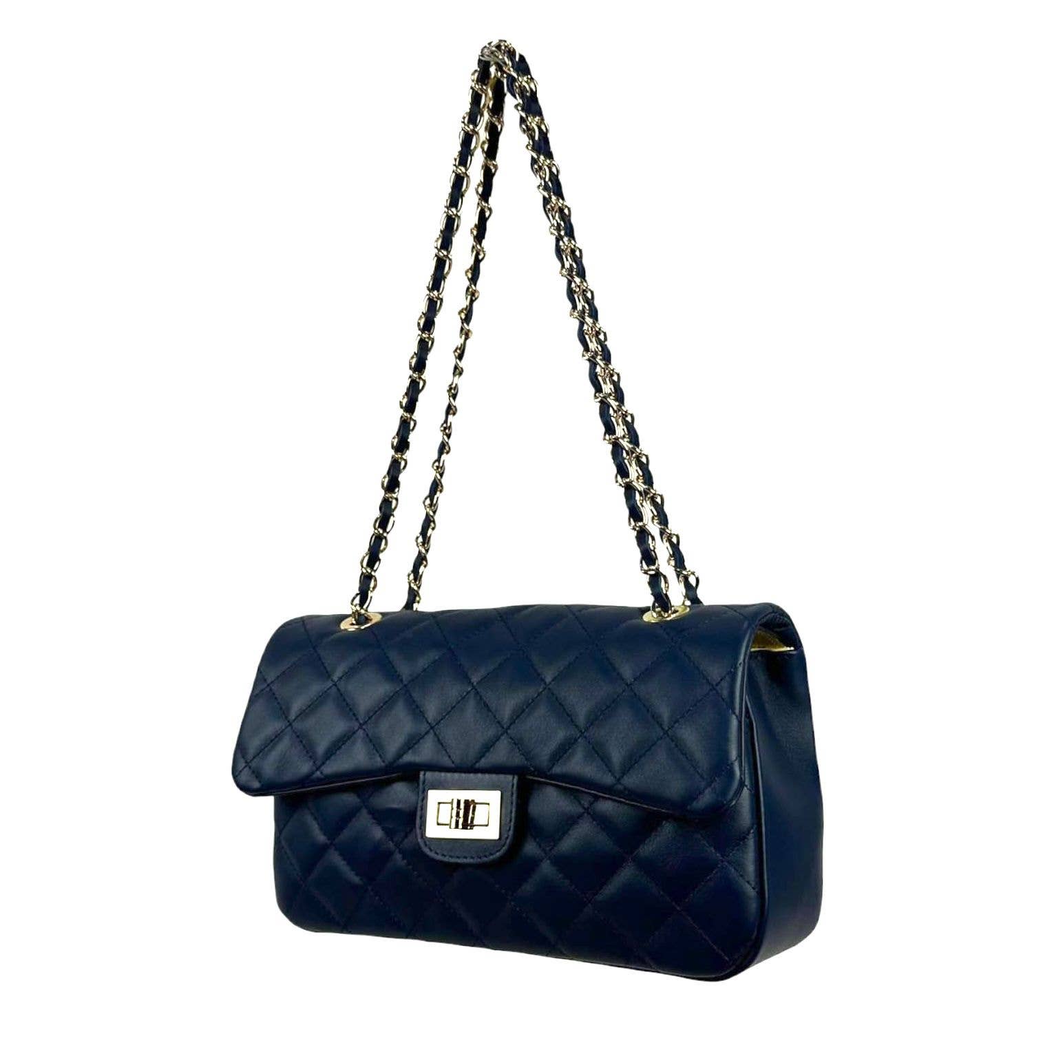 Chenson & Gorett – wholesale Axelremsväska – Dam – Extra premium quiltad läderväska för kvinnor. promo3