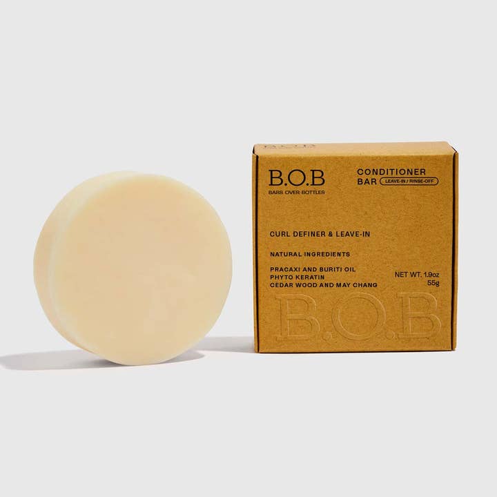 Curl Definer & Leave-in Conditioner Bar| Vegan | Natural for wholesale by B.O.B Bars Over Bottles