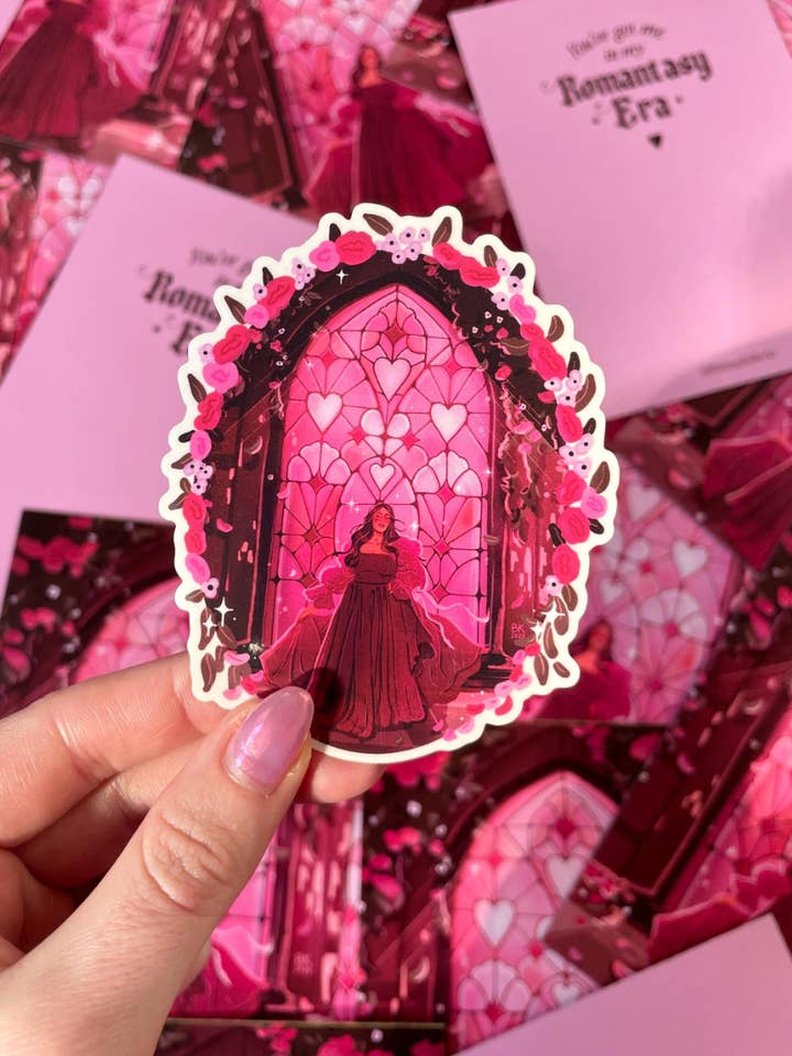 Pegatina Transparente Romantasy Era para venta al por mayor de Brittany Keller Art