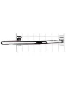 Chrome U-Shaped Hangrail For Wire Grid for wholesale by Store Supply Warehouse