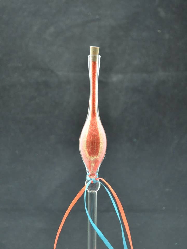 Varita de Cristal con Polvo de Hadas Naranja para venta al por mayor de Crystal Dragon