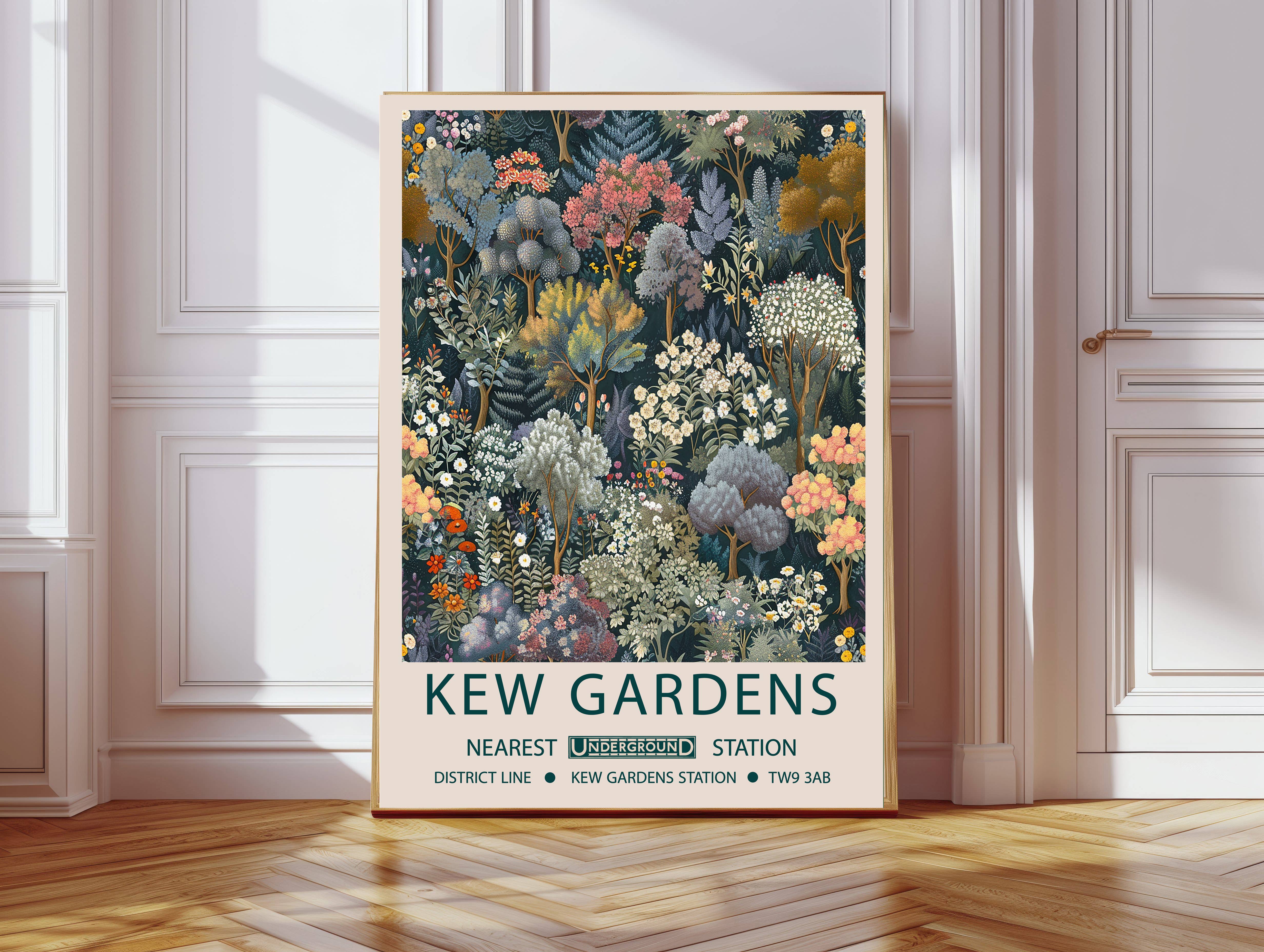 Kumo Art Prints – wholesale Art print – Botanical Kew Garden's Art Print     0