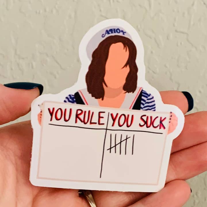 You Suck-Stranger Things Sticker/Magnet for wholesale by Oily Graphic Creations