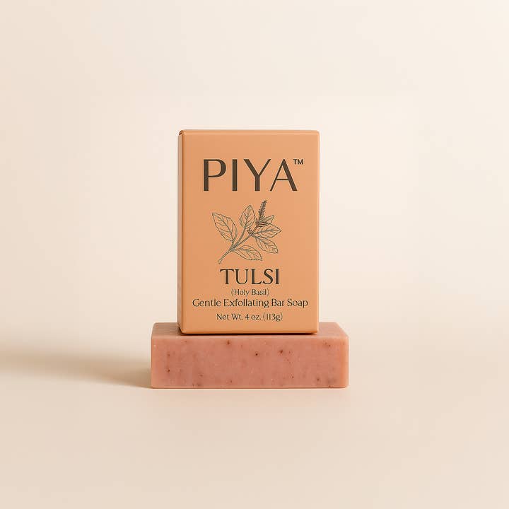 Tulsi Bar Soap for wholesale by PIYA BEAUTY