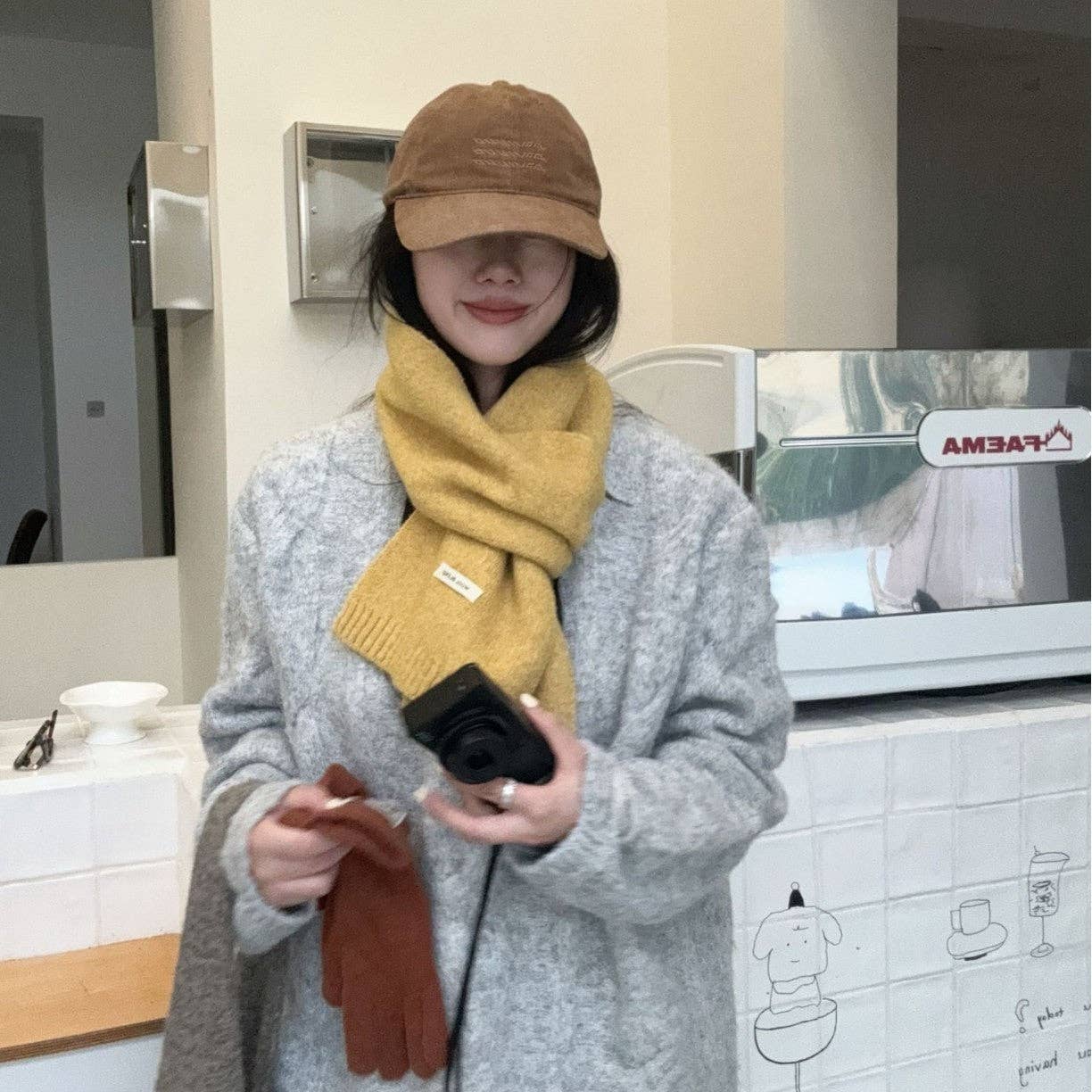 VividLux - Vente Écharpe – femme - Écharpe Enveloppante Unie Confortable15