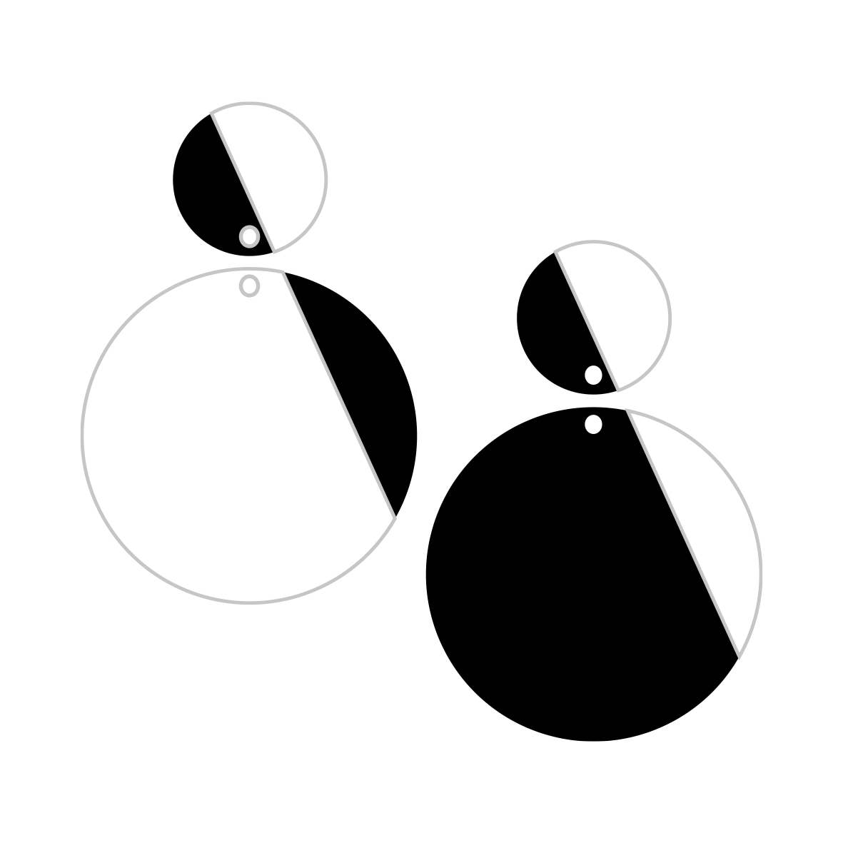 ALEX+SVET - Wholesale Dangle Earrings - LYLY PC acrylic earrings PRIMARY COLORS6