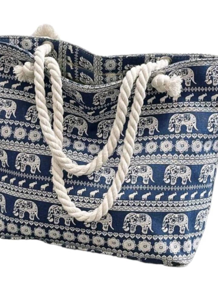 Into The Jungle Elephant Shoulder Bag with Zipper for wholesale by The Bling Barn