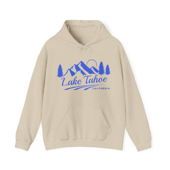 Hey Mountains - Wholesale Hoodie - Unisex - Lake Tahoe, California Hoodie - Unisex Mountain Lake Tahoe Hoodie Sweatshirt2