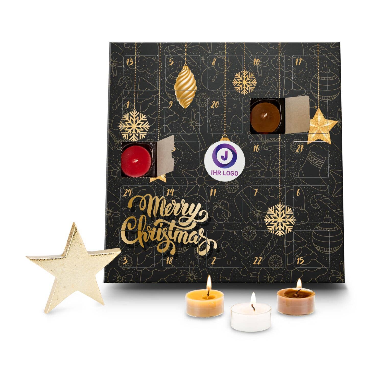 ROEMER WELLNESS - Wholesale Advent Calendar - ROMOSCENT® Scented Candles Advent Calendar Merry Christmas3