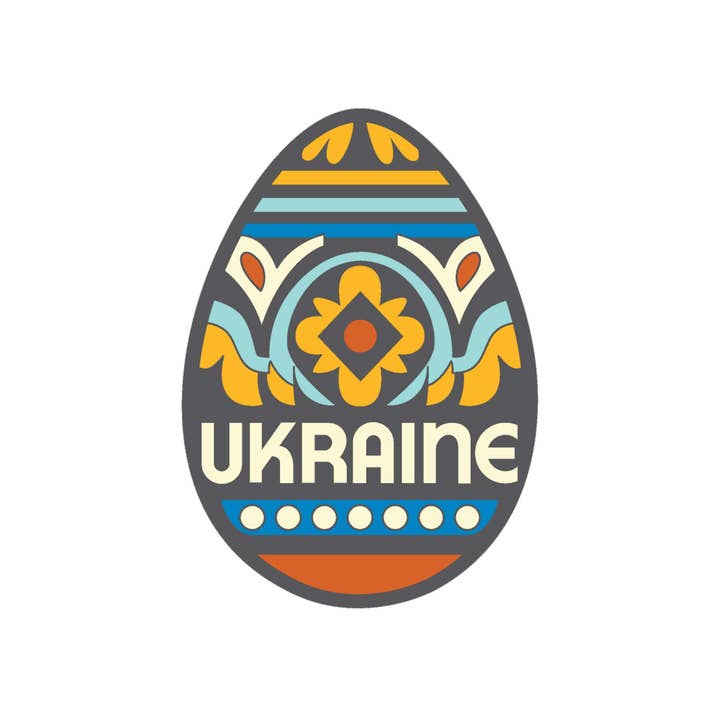 Spilla in smalto Ucraina per la vendita all'ingrosso da parte di Vagabond Heart