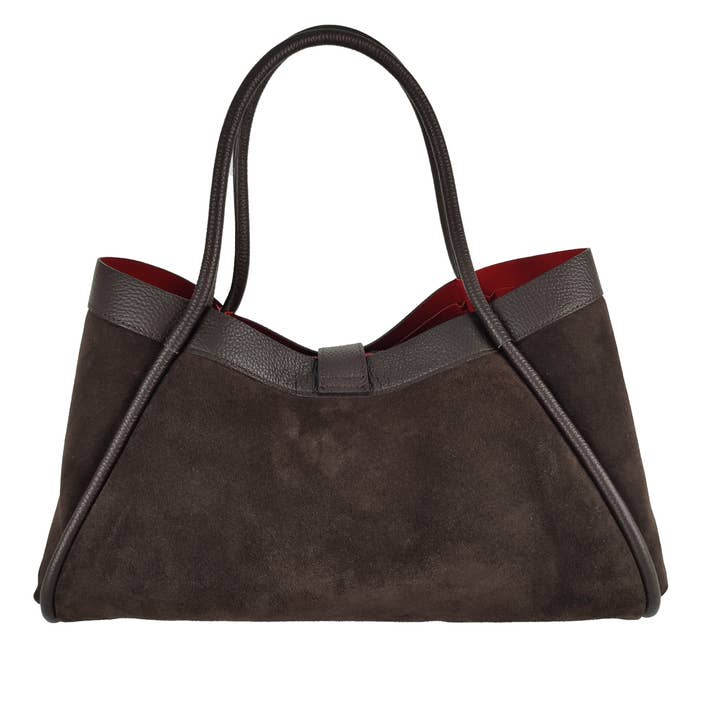 Muccata Suede and pony hair handbag for wholesale on Faire2