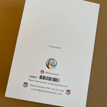 Fridgedoor - Vendita all'ingrosso Biglietti di auguri generici - Biglietto di auguri colorato con strumenti musicali, 12,7 x 17,8 cm.
