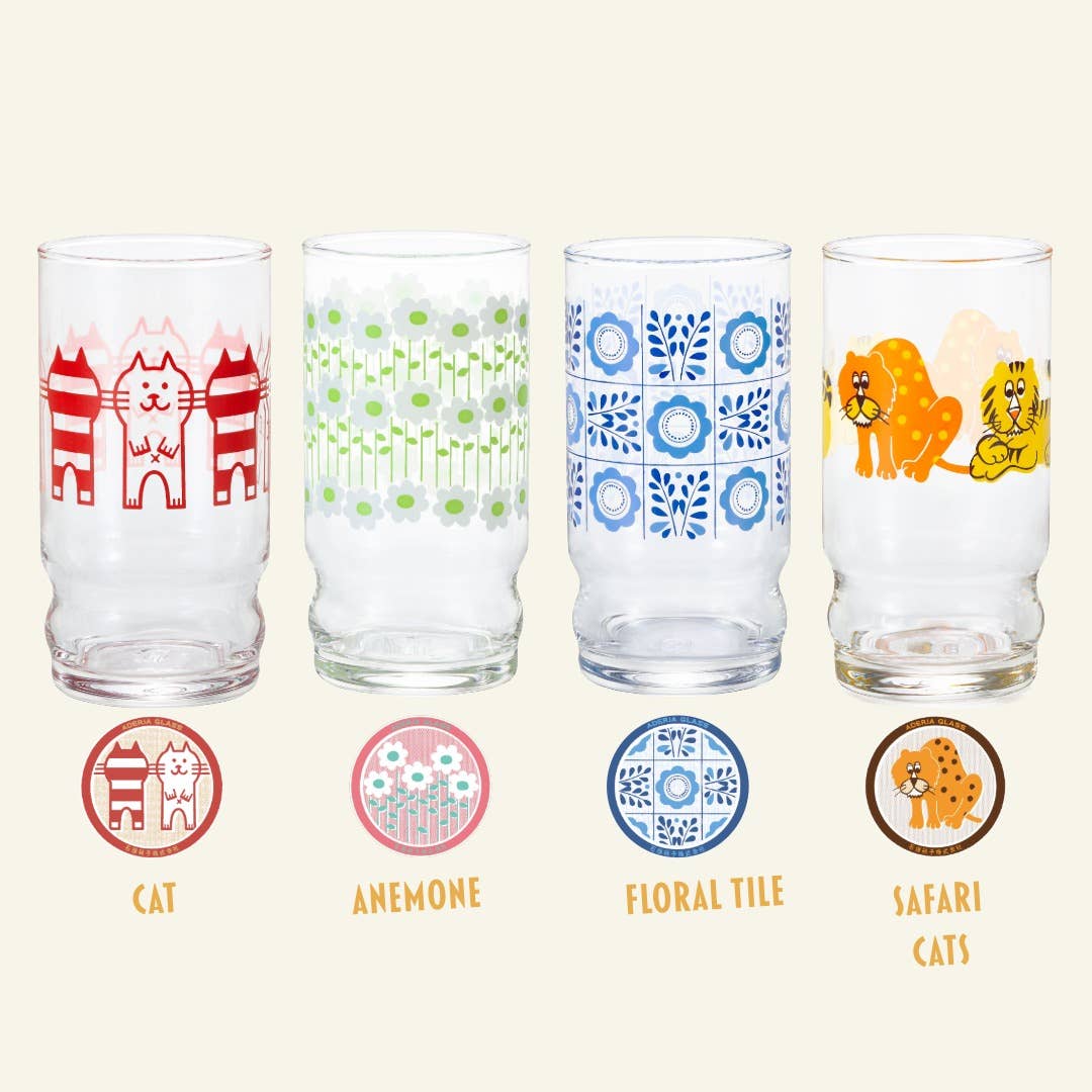 ADERIA - Wholesale Cocktail/Liquor Glass - ADERIA Retro | Juice Glass | 10 Pattern Options21