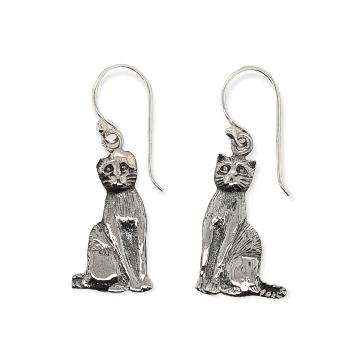 Mountain Creek Jewellery - Wholesale Dangle earrings - EARRINGS S/S SITTING CAT