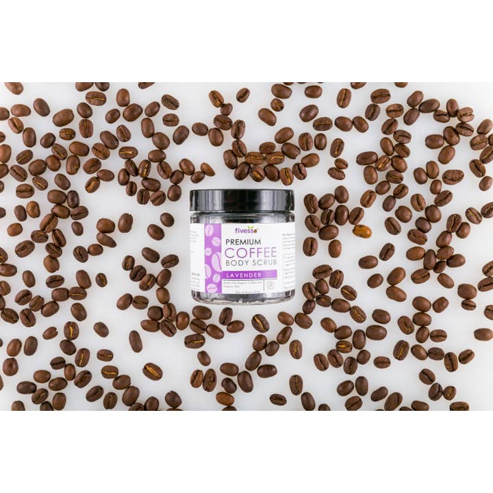 Fivesso - Organic Coffee Skincare - Wholesale Body Scrub/Exfoliant - Fivesso Coffee Body Scrub Variety Pack - Dozen4
