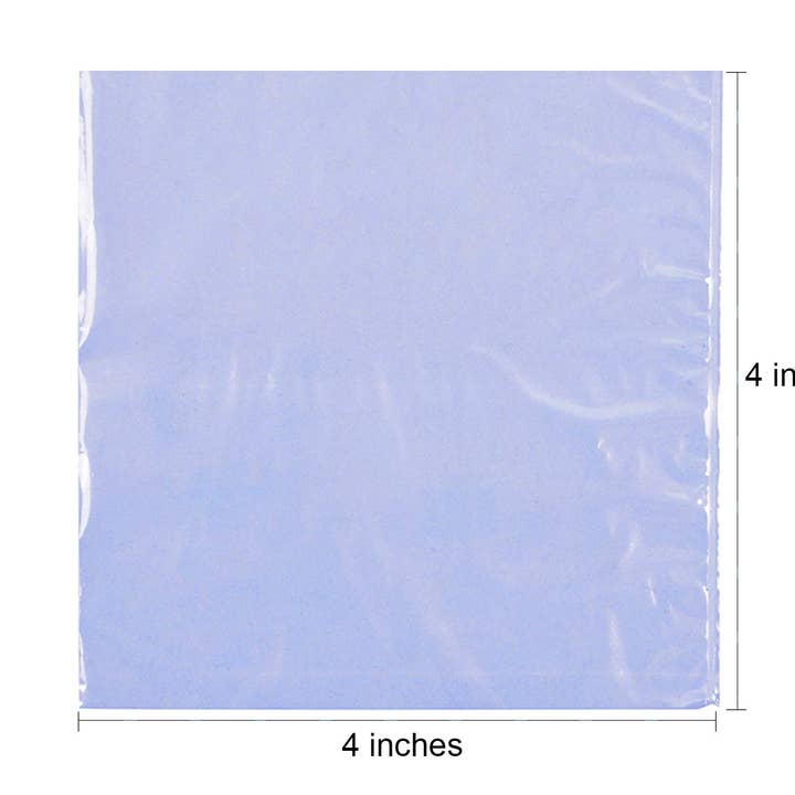 4 x 4 Shrink Wrap Bags for wholesale by DeShawn Marie Soap Boutique