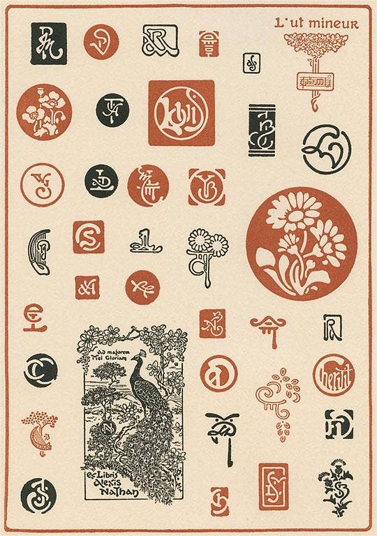 Found Image Press - Wholesale Magneet - Magnet DA-511 Vintage Dingbats0