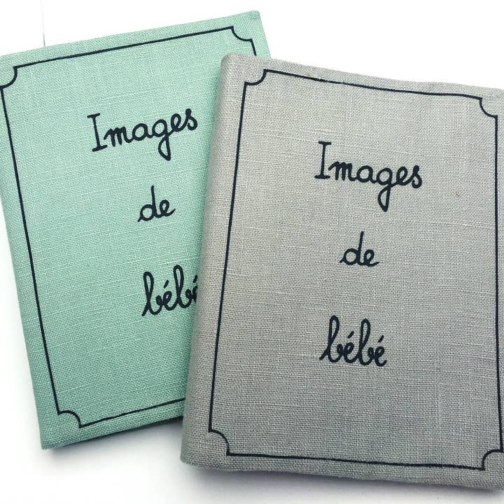 Estelle Billot – wholesale Photo album – Linen Baby Photo Album / Brag book - Images de bebe