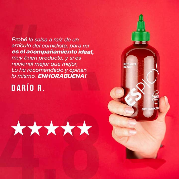 ESPICY - Wholesale Hot Sauce - ESPICY Hot Sauce 250 ml | The Most Famous Hot Sauce in Spain