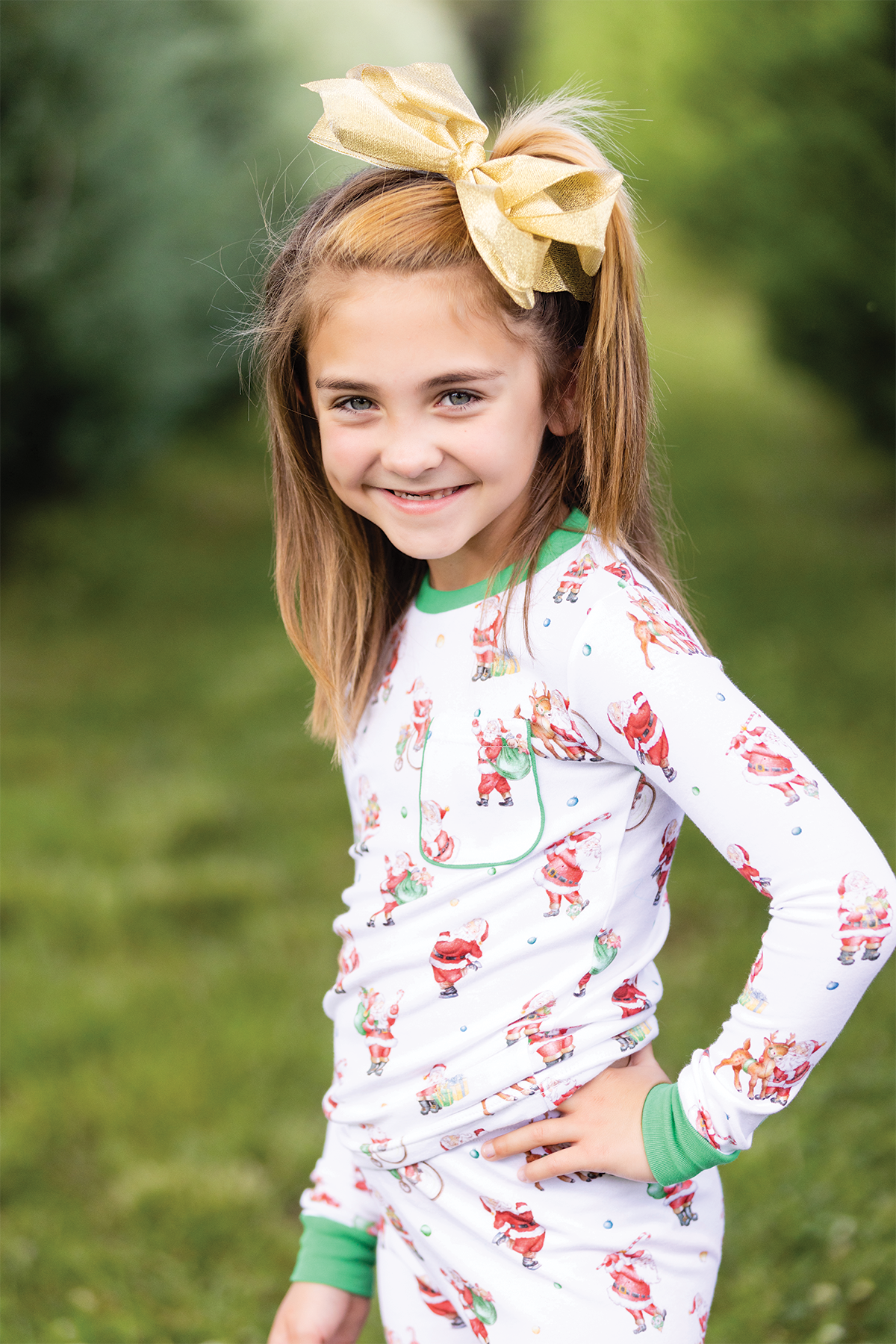 Nola Tawk - Wholesale Sleepwear Set - Kids - Santa Claus is Coming to Town Organic Cotton Christmas Pajam2