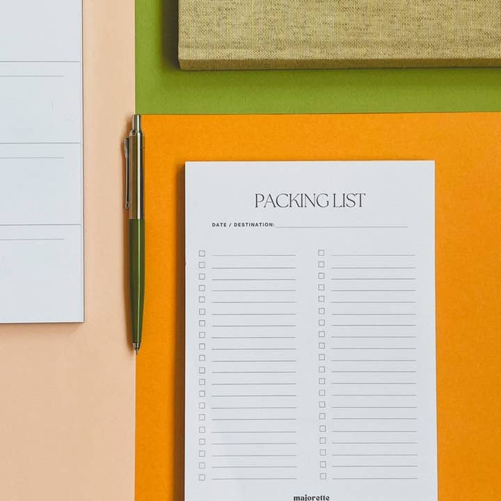 Majorette Stationery - Wholesale Notepad - Packing List Notepad