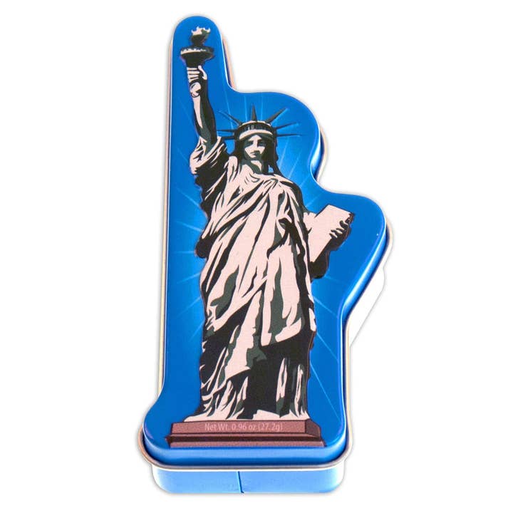 Statue of Liberty Shaped Mint Tin for wholesale by AmuseMints