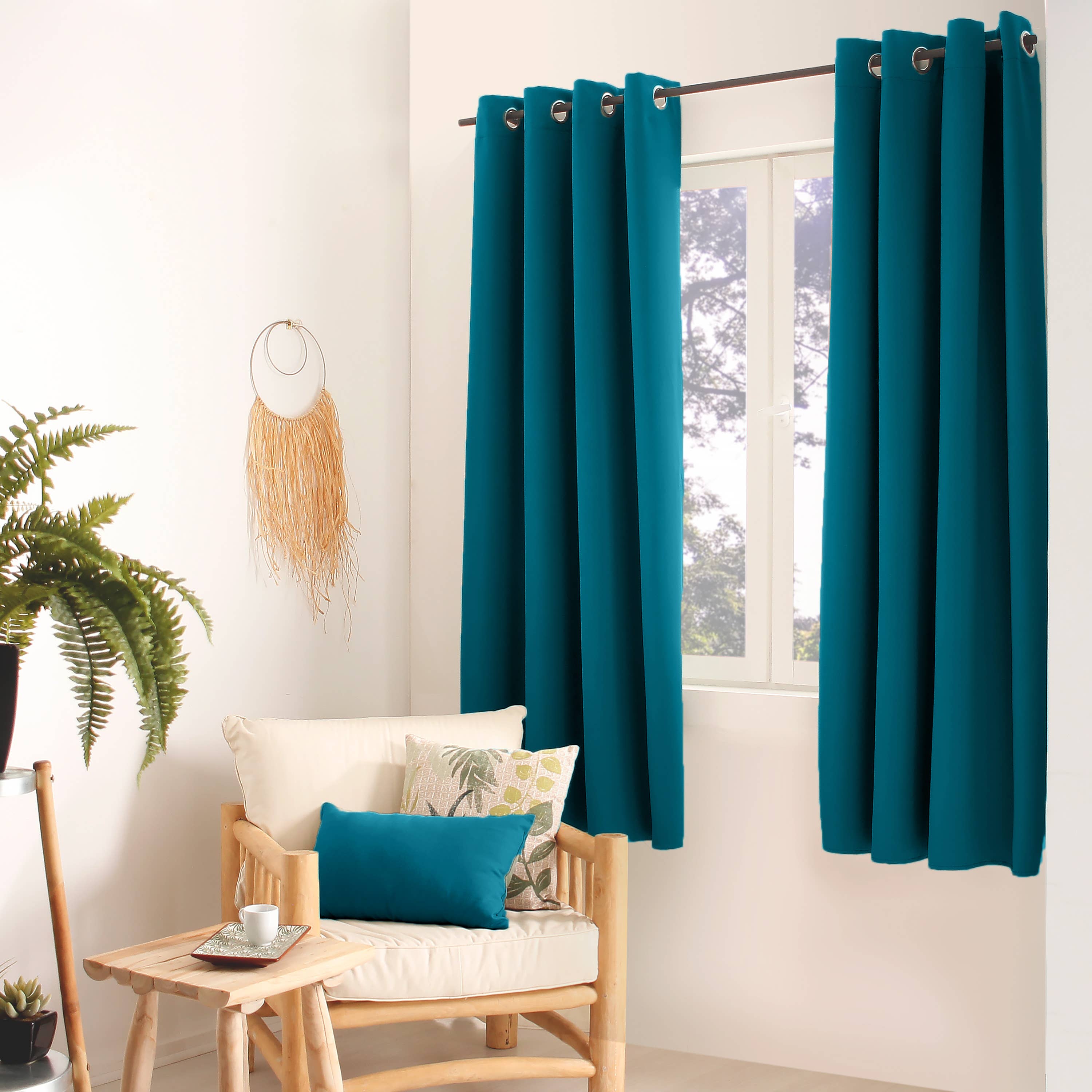 DECOSTARS - CmaDECO - Wholesale Curtain - Blackout Curtain with Grommets, 140x180cm, Licorice Collection23